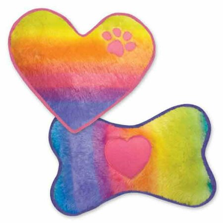 STRAIGHTCRATE Rainbow Bone Toy for Dog ST3162995